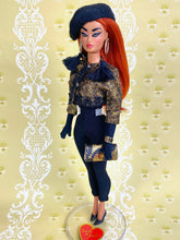 Load image into Gallery viewer, "Toreador Temptress in Gold" OOAK doll, No. 196