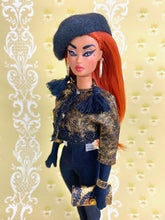 Load image into Gallery viewer, "Toreador Temptress in Gold" OOAK doll, No. 196