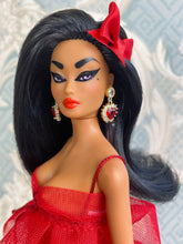 Load image into Gallery viewer, "Naughty Nightie in Scarlet" OOAK Doll, No. 195