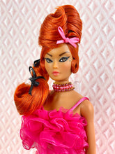 Load image into Gallery viewer, "Frills that Thrill in Hot Pink" OOAK Doll, No. 199