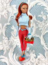 Load image into Gallery viewer, "Aqua Ice Magic" - OOAK Doll