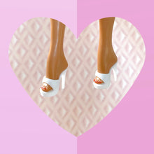 Load image into Gallery viewer, &quot;Peep Show&quot; Peep Toes in White
