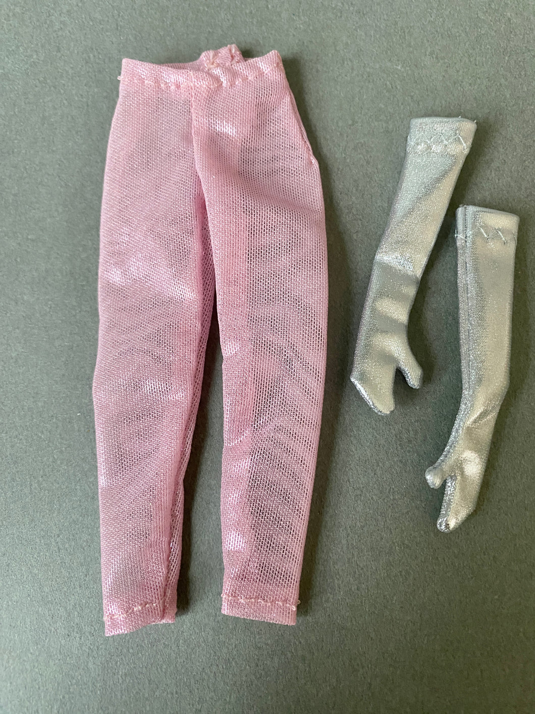 Metallic Pants and Gloves