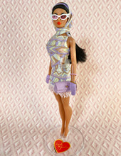 Load image into Gallery viewer, &quot;Fab Fucci Fringe in Pretty Purple&quot; OOAK Doll, No 269
