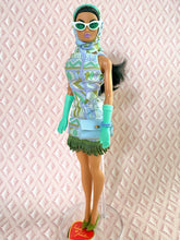 Load image into Gallery viewer, &quot;Fab Fucci Fringe in Olive &quot; OOAK Doll, No 271

