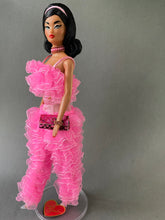 Load image into Gallery viewer, &quot;Frills that Thrill in Pink&quot; OOAK Navidad Doll, No. 259

