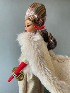 "Fabiola of Hollywood Does Fabiola of Belgium" OOAK Doll, No 300