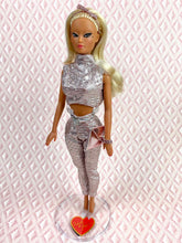 Load image into Gallery viewer, &quot;Metallic Magic in Pink Ice&quot; - OOAK Doll
