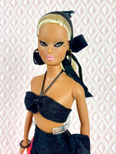 Load image into Gallery viewer, &quot;Fabiola Flounce in Black&quot; - OOAK Doll
