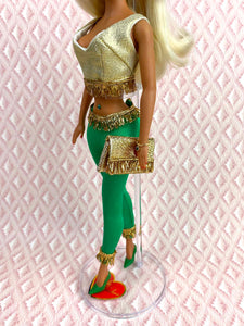 "Get Up and GO-GO in Lime Taffy" - OOAK Doll