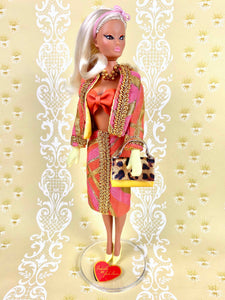 "Gilded Gadabout in Citrus" - OOAK Doll