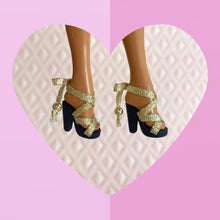 Load image into Gallery viewer, Scandal Sandal in Gold

