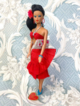 Load image into Gallery viewer, &quot;Fabiola Flounce in Red&quot; OOAK

