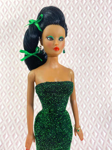 "Shimmy Shimmers in Green" OOAK