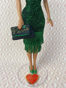 "Shimmy Shimmers in Green" OOAK