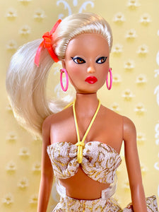 "Fabiola Flounce in Day Glitter" OOAK