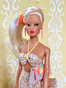 "Fabiola Flounce in Day Glitter" OOAK