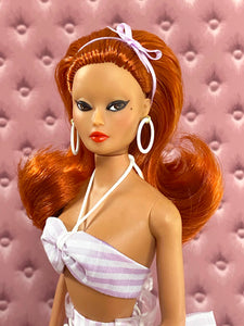 "Fabiola Flounce in Cabana" OOAK
