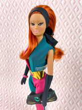 Load image into Gallery viewer, &quot;Hollywood Kick-about in Pink &amp; Green&quot; - OOAK Doll
