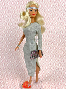"Silver Screen Goddess" - OOAK Doll
