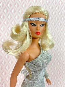 "Silver Screen Goddess" - OOAK Doll