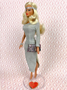 "Silver Screen Goddess" - OOAK Doll