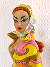 Load image into Gallery viewer, &quot;Out and About in Bright Fucci&quot; OOAK Doll, No. 238
