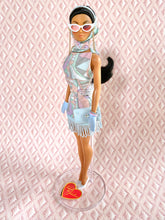 Load image into Gallery viewer, &quot;Fab Fucci Fringe in Multi Sky&quot; OOAK Doll, No 242
