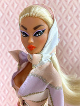 Load image into Gallery viewer, &quot;Fucci Sizzle Suit in Orchid&quot; OOAK Doll, No. 216
