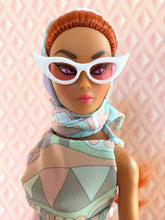 Load image into Gallery viewer, &quot;Fab Fucci Fringe in Pastel Multi&quot; OOAK Doll, No 217
