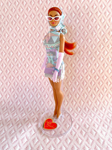 "Fab Fucci Fringe in Pastel Multi" OOAK Doll, No 217
