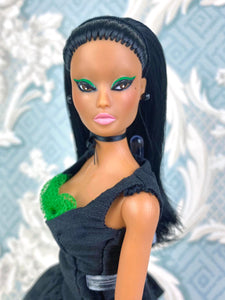 "Paris in Green" OOAK Doll