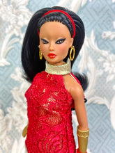 Load image into Gallery viewer, “Mod Mini in Fire” OOAK Doll
