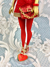 Load image into Gallery viewer, “Mod Mini in Fire” OOAK Doll
