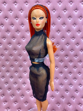 Load image into Gallery viewer, &quot;Undercover Oomph! in Metallic Midnight&quot; OOAK Doll

