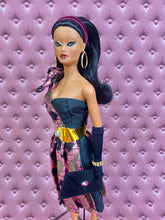 Load image into Gallery viewer, “Tinseltown Toga in Luxe Lurex” OOAK Doll
