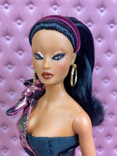 Load image into Gallery viewer, “Tinseltown Toga in Luxe Lurex” OOAK Doll
