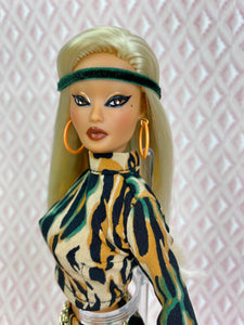 "Jeze-bells! in Wild Child” OOAK Doll