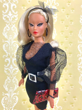 Load image into Gallery viewer, “Lethal Encounter in Noir” OOAK Doll
