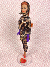 Load image into Gallery viewer, “Animal Magic in Leopard” OOAK Doll

