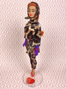 “Animal Magic in Leopard” OOAK Doll