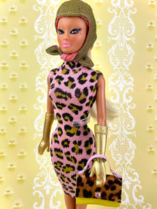 “Painted-on Spots in Pink” OOAK Doll, No. 103