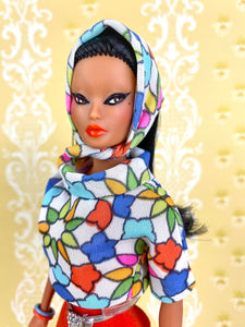 “Out and About in Stained Glass” OOAK Doll, No. 105