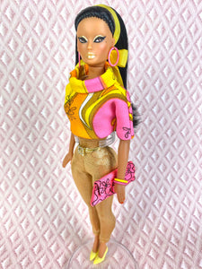 “Out and About in Psychedelic” OOAK Doll, No. 108