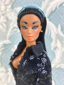 “Sizzle Suit in Sparkle” OOAK Doll