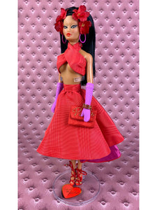 "Paso Doble Panache in Scarlet" OOAK Doll, No. 112
