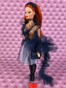 "Dulces Sueños in Noir" OOAK Doll, No. 114