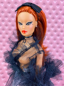"Dulces Sueños in Noir" OOAK Doll, No. 114