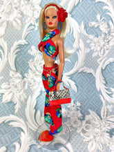 Load image into Gallery viewer, &quot;Double Crossed Jeze-belles in Fiesta&quot; OOAK Doll, No. 116
