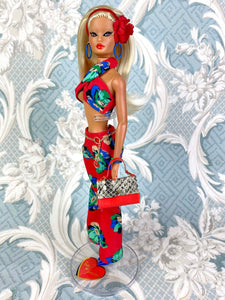 "Double Crossed Jeze-belles in Fiesta" OOAK Doll, No. 116